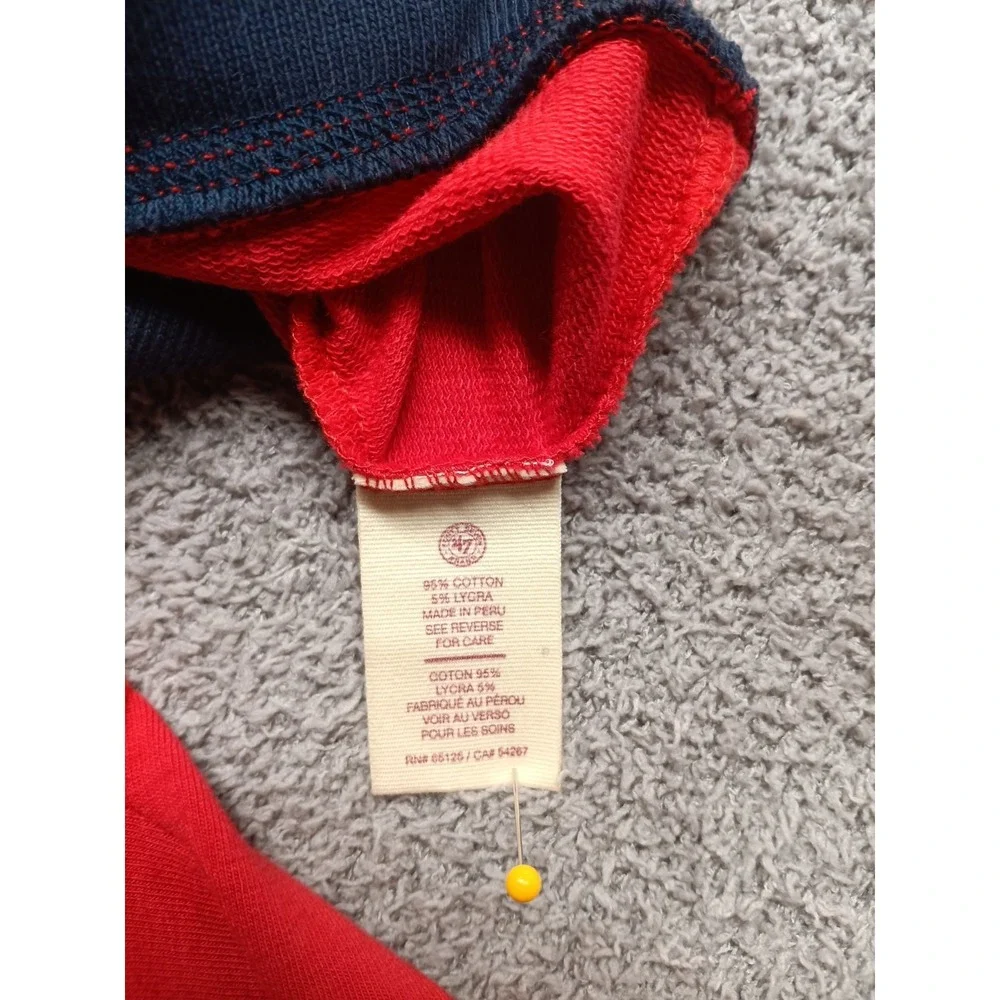 47 Brand US Open 2014‎ Full Zip Track Jacket Red Black S Cotton Men's/Unisex